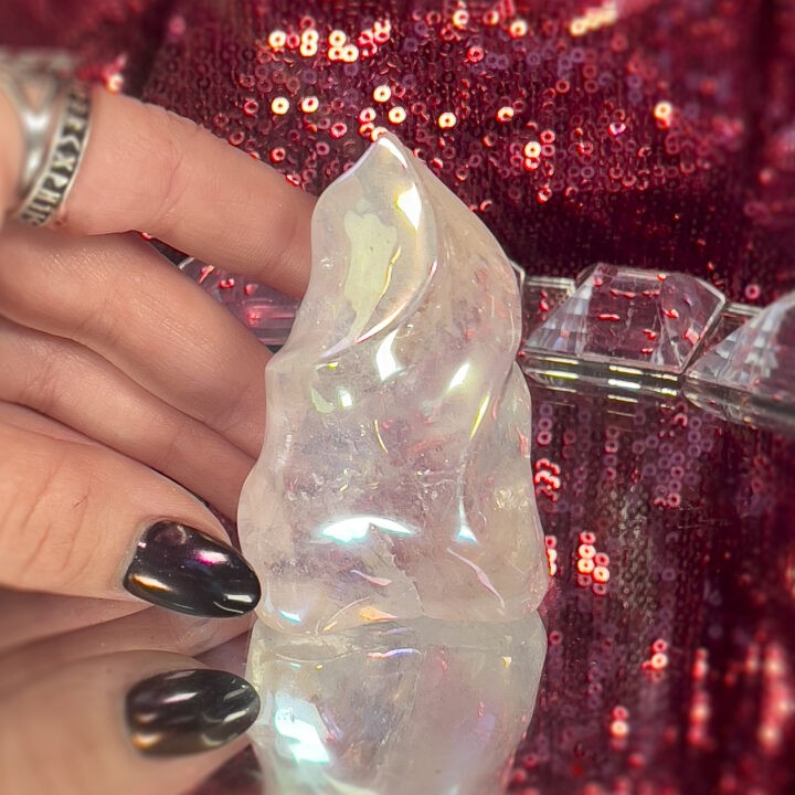 Opal Aura Quartz Flame