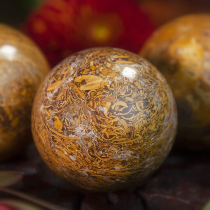 Sanskrit Jasper Sphere