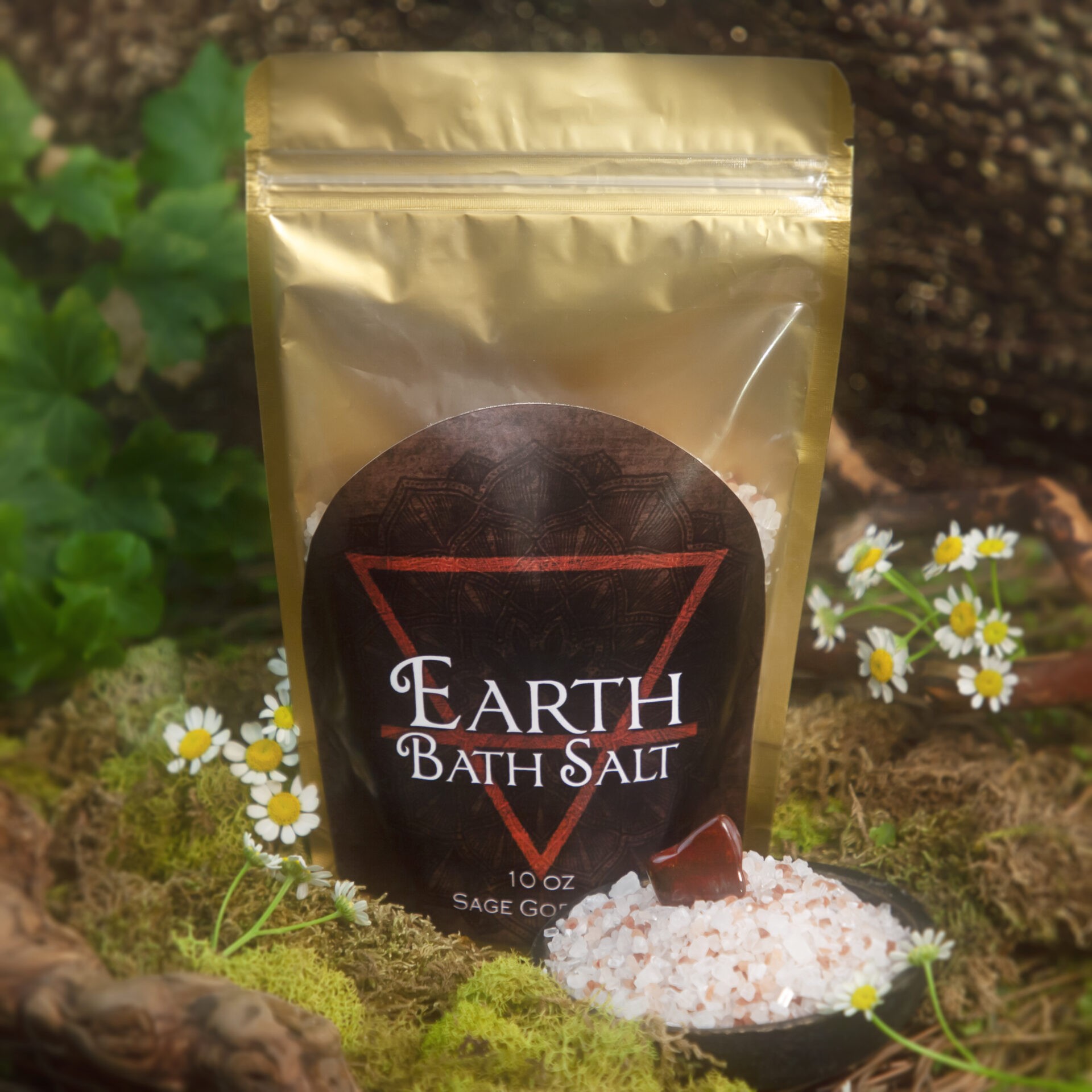 Sage Goddess Earth Bath Salt for grounding and ancient connection