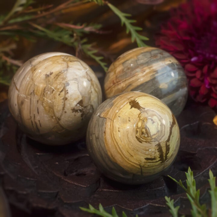 Palomino Picture Jasper Sphere