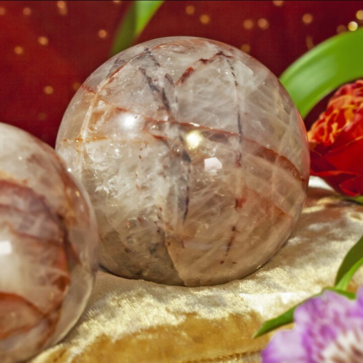 Hemium Quartz Attunement Sphere