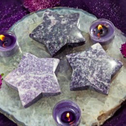 Lepidolite Star of Peace and Positivity