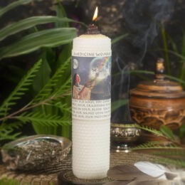 Medicine Woman Beeswax Intention Candle