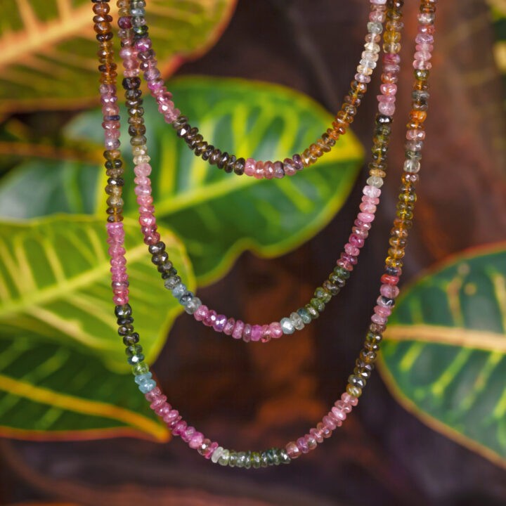 Multi-Color Tourmaline Necklace