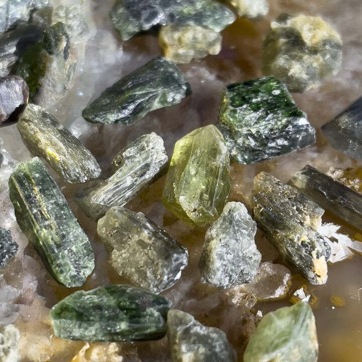 Natural Green Diopside Crystal