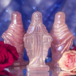 Angel Aura Rose Quartz Mother Mary