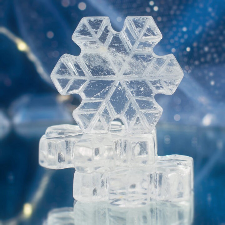 Clear Quartz Snowflake