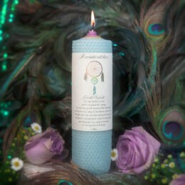 Dreamcatcher Beeswax Intention Candle