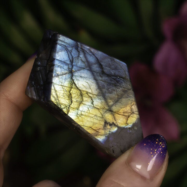Faceted Labradorite Channeling Stone