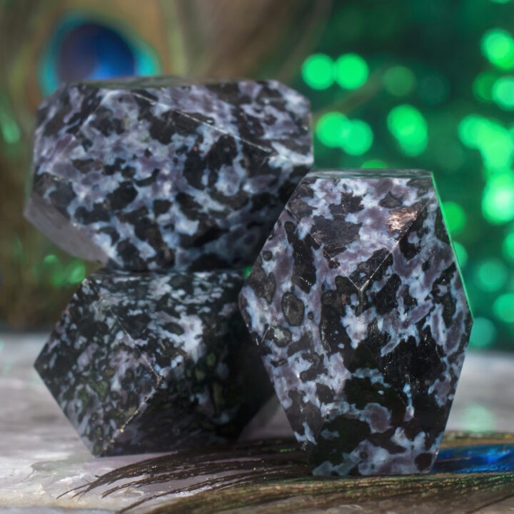 Faceted Merlinite Psychic Priestess Stone