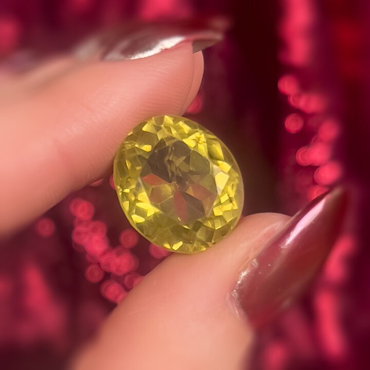 Citrine Faceted Cabochon