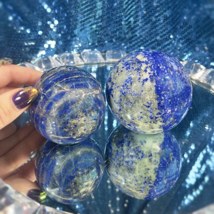 Lapis Lazuli Cut Sphere
