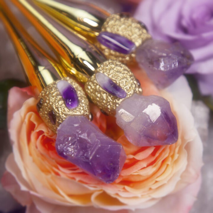 Amethyst Makeup Brush