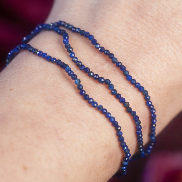 Faceted Lapis Lazuli Power Bracelet