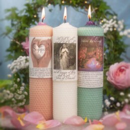 Prayer, Support, and Space Holding Intention Candle Trio