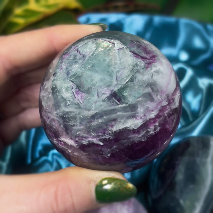 Rainbow Fluorite Soul Purpose Sphere