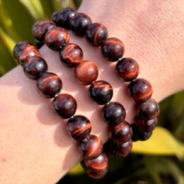 Red Tiger's Eye Power and Protection Bracelet
