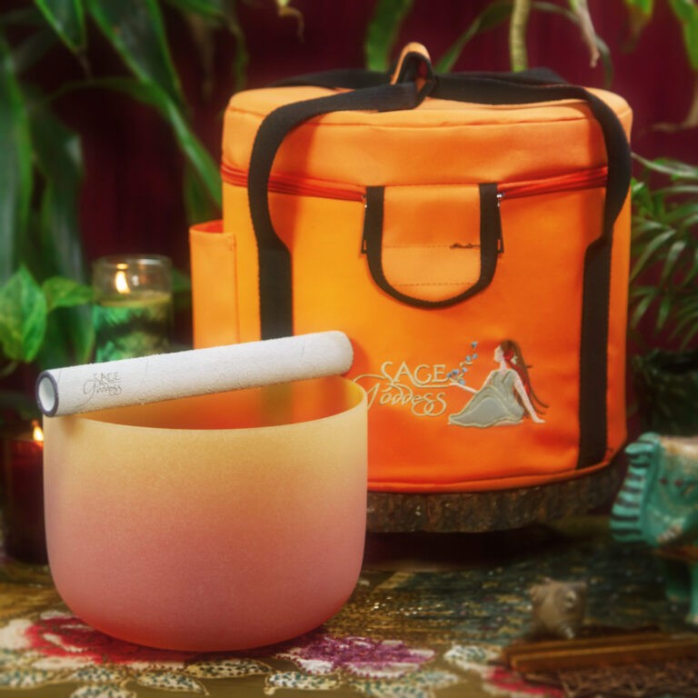 Sage Goddess Sacral Chakra Crystal Singing Bowl to awaken passion