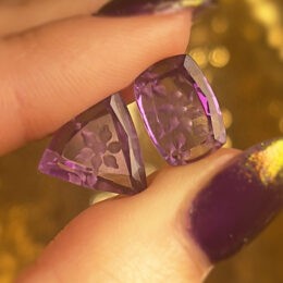 Faceted Carved Amethyst