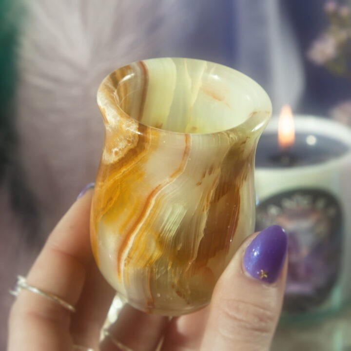 Green Onyx Ceremonial Cup