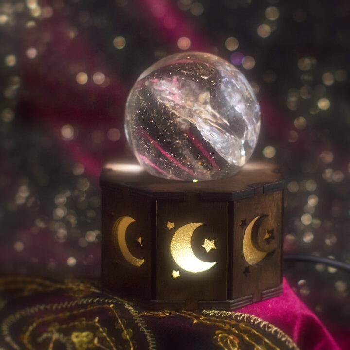 Moon Magic LED Lighted Display Stand
