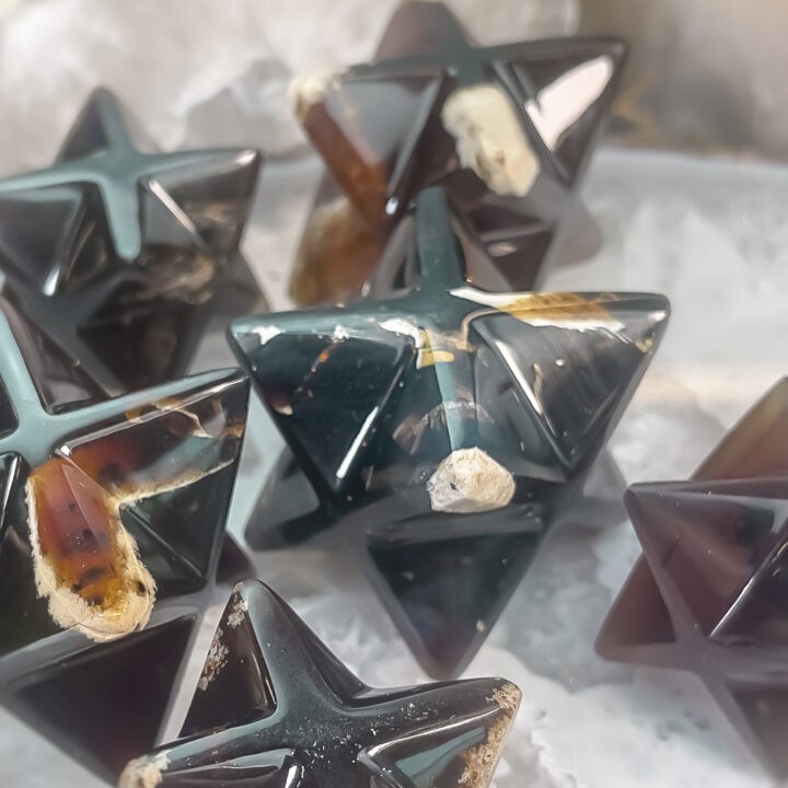 Psychic Connection Indonesian Blue Amber Merkaba