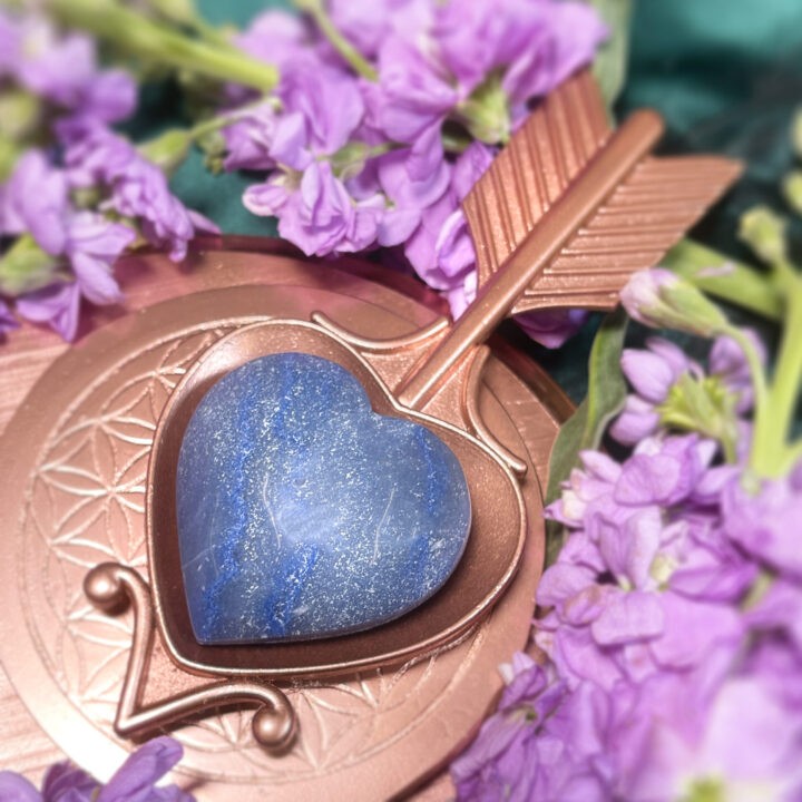 Dumortierite Heart of Expanded Vision