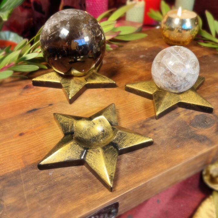 Golden Star Sphere Stand