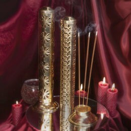 Intuitively Chosen Brass Tower Incense Burner