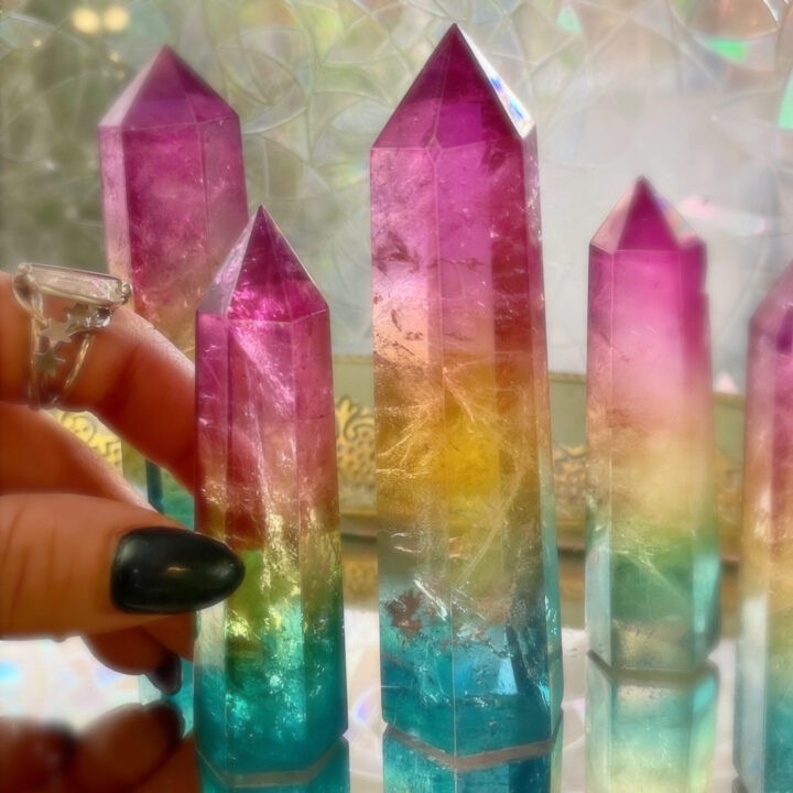 Rainbow Aura Quartz Raise the Vibe Generator