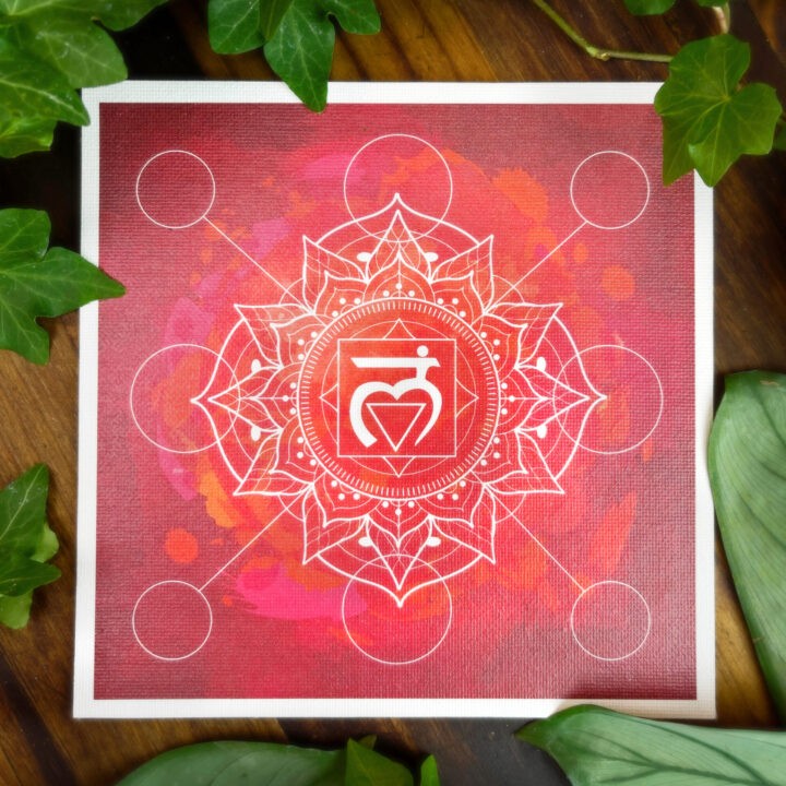 Root Chakra Grounding and Protection Crystal Grid