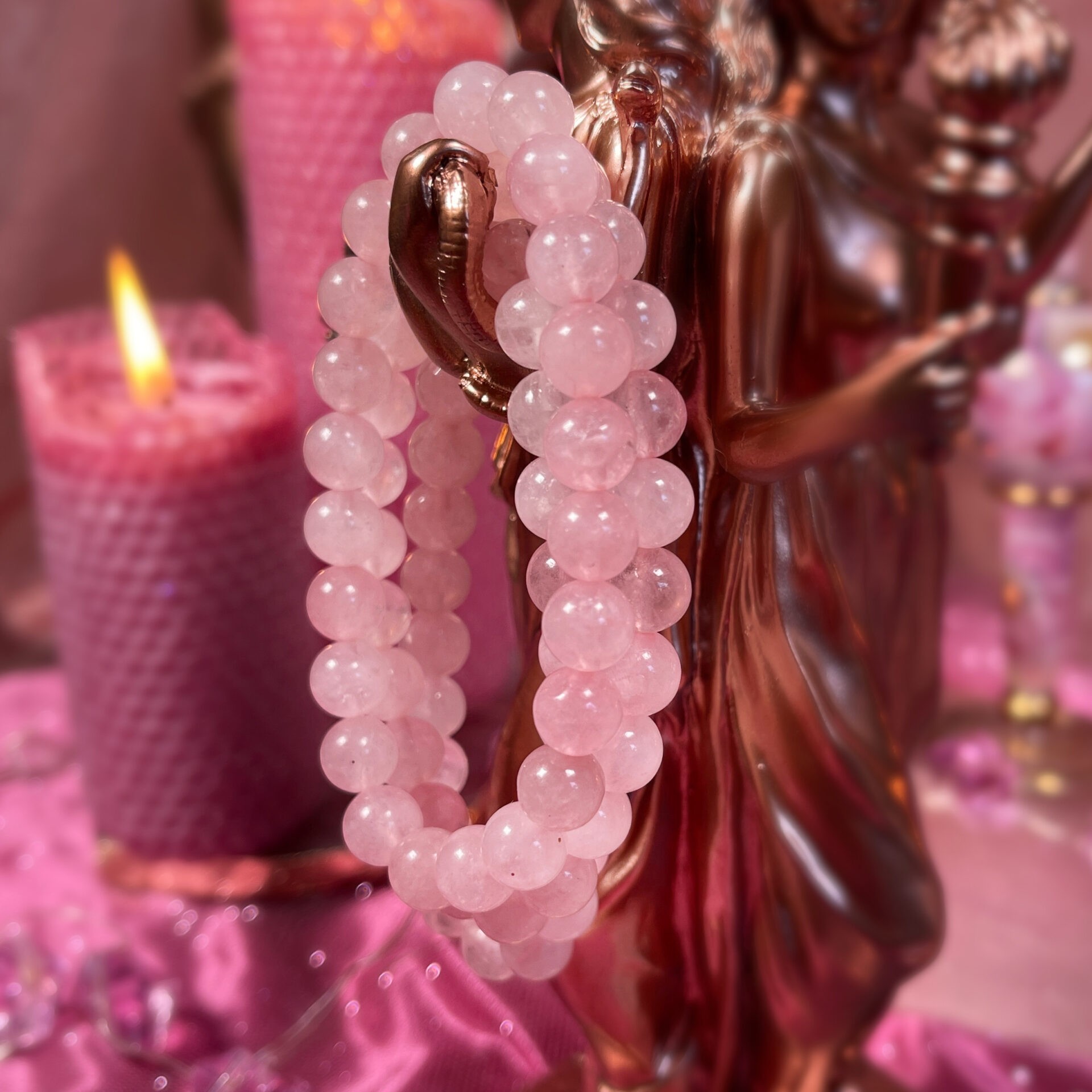 Goddess Rose Love Bracelet for heart healing