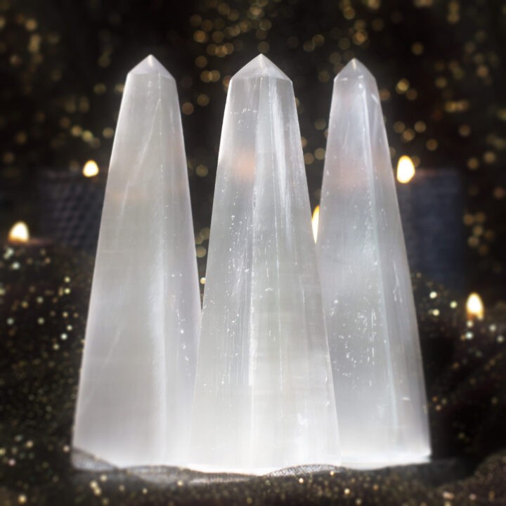 Selenite Obelisk