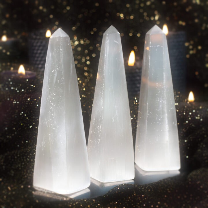 Selenite Obelisk