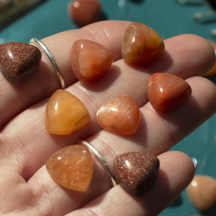 Red Aventurine Cabochon