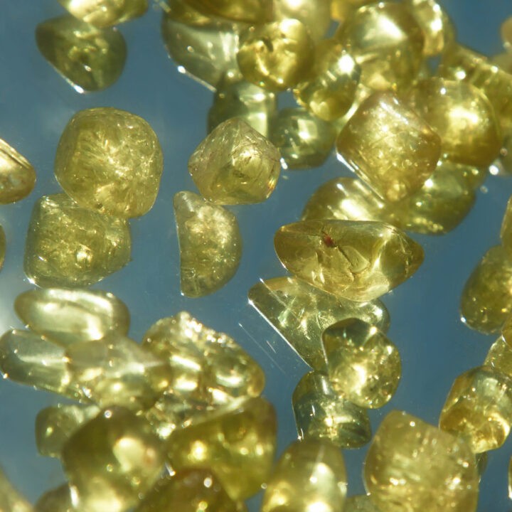 Tumbled Golden Green Apatite