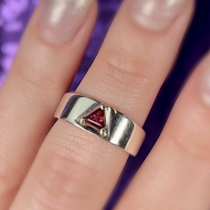 Rhodolite Garnet Sterling Silver Ring