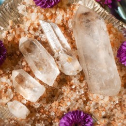 Amplifying Natural Clear Quartz Point
