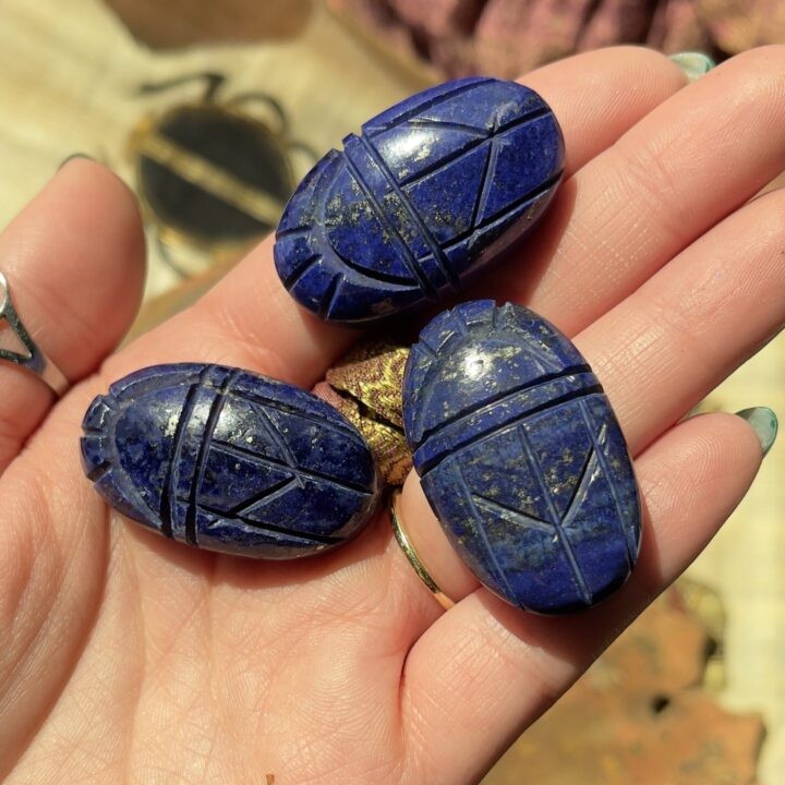 Be Transformed Lapis Lazuli Scarab Beetle