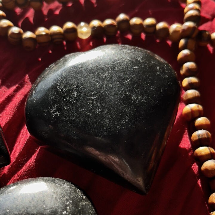 Black Tourmaline Protective Heart