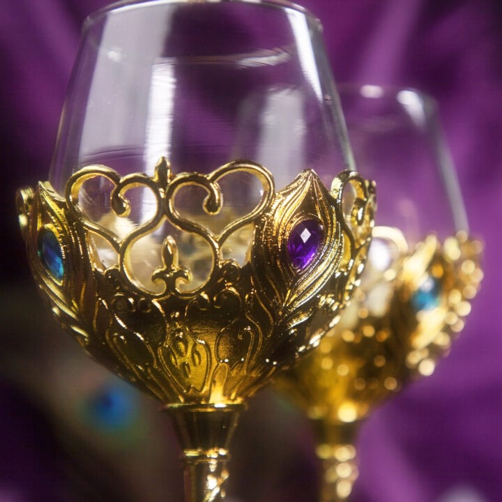 Honor Your True Colors Peacock Chalice
