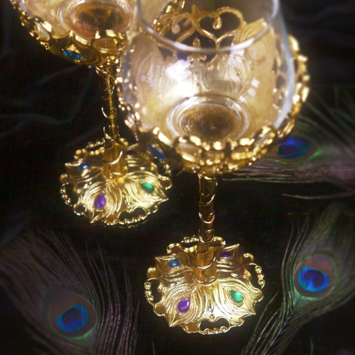 Honor Your True Colors Peacock Chalice