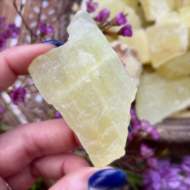 Natural Yellow Calcite