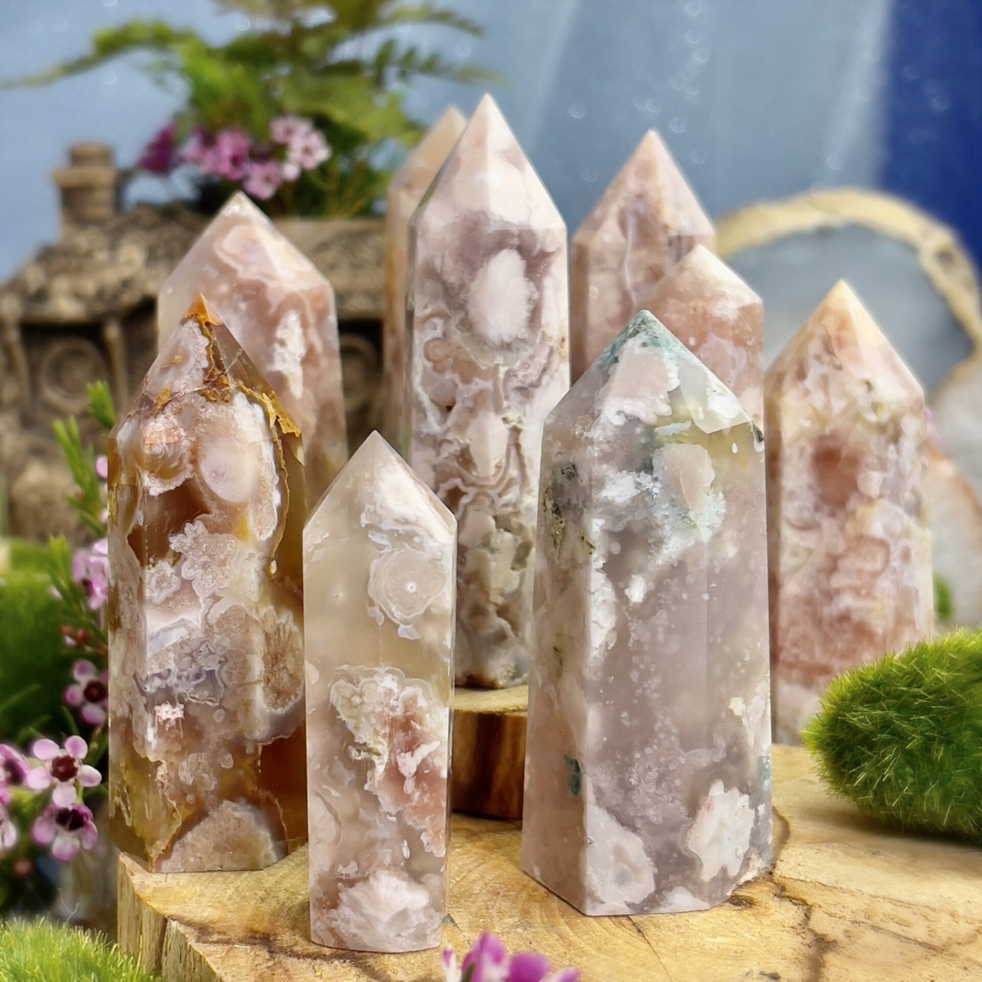 Sage Goddess Peace and Beauty Pastel Flower Agate Generator