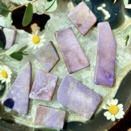 Peaceful Purple Jade Slice