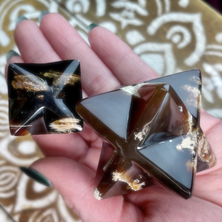 Psychic Connection Indonesian Blue Amber Merkaba