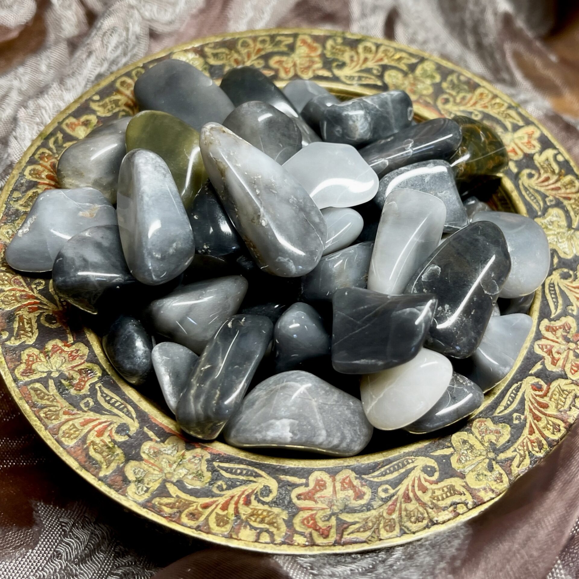 Ethically Sourced 1 VATICAN STONE 1 Inch Tumbled Stone 