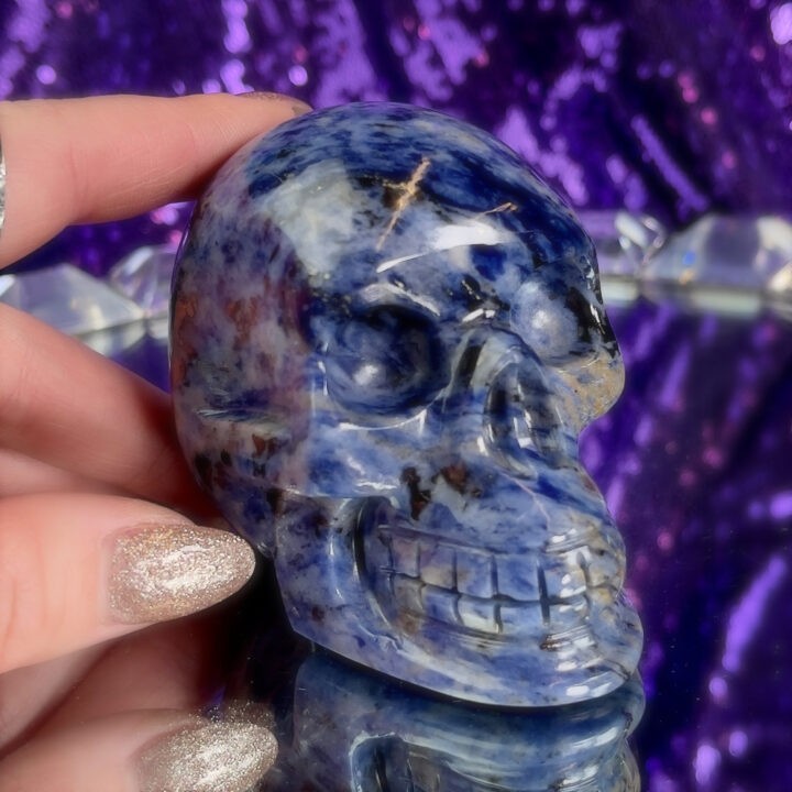 Sodalite Skull