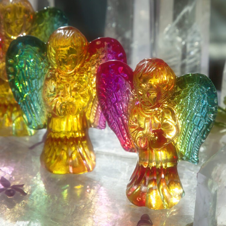 Home Shop Gems & Minerals Light the Way Rainbow Guardian Angel