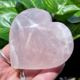 Star Rose Quartz Heart